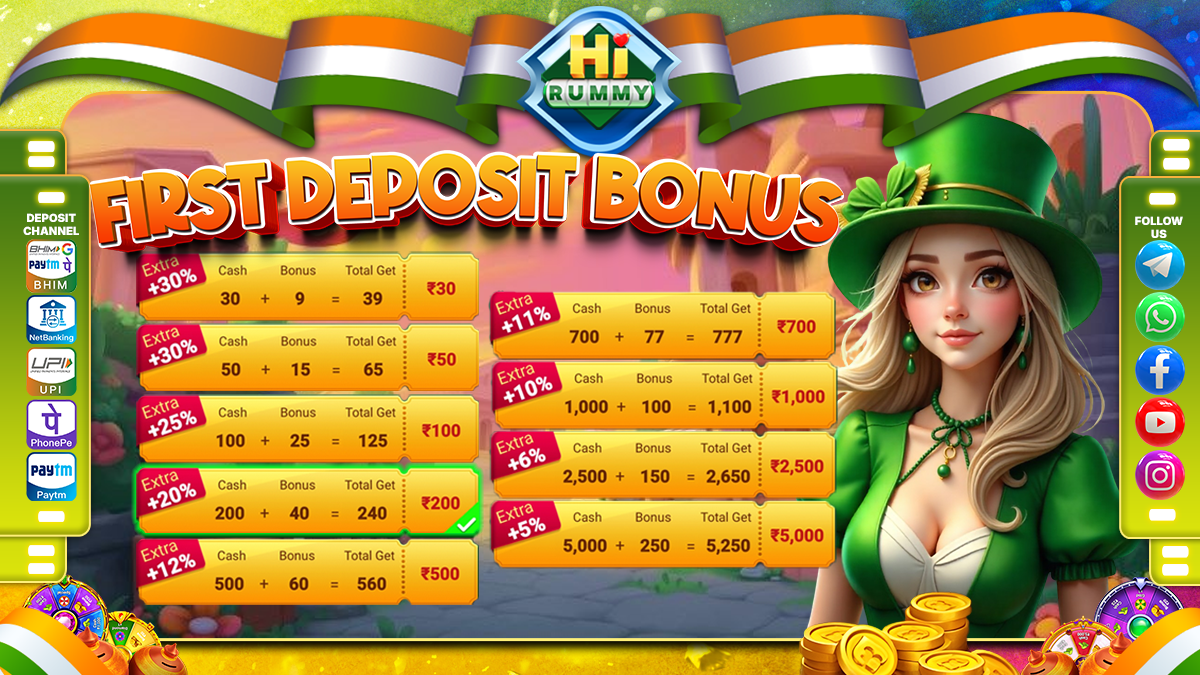 First Deposit
